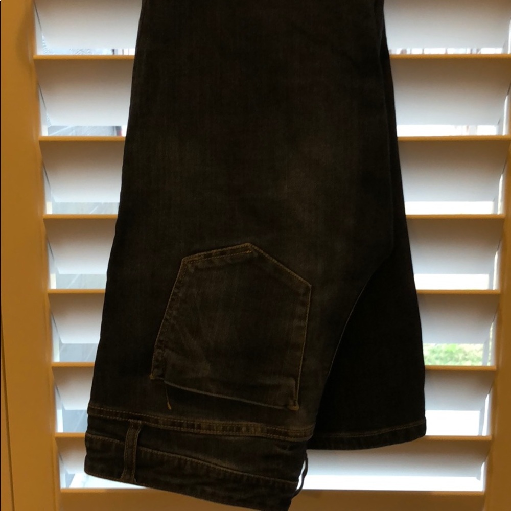 Low rise boot cut jeans